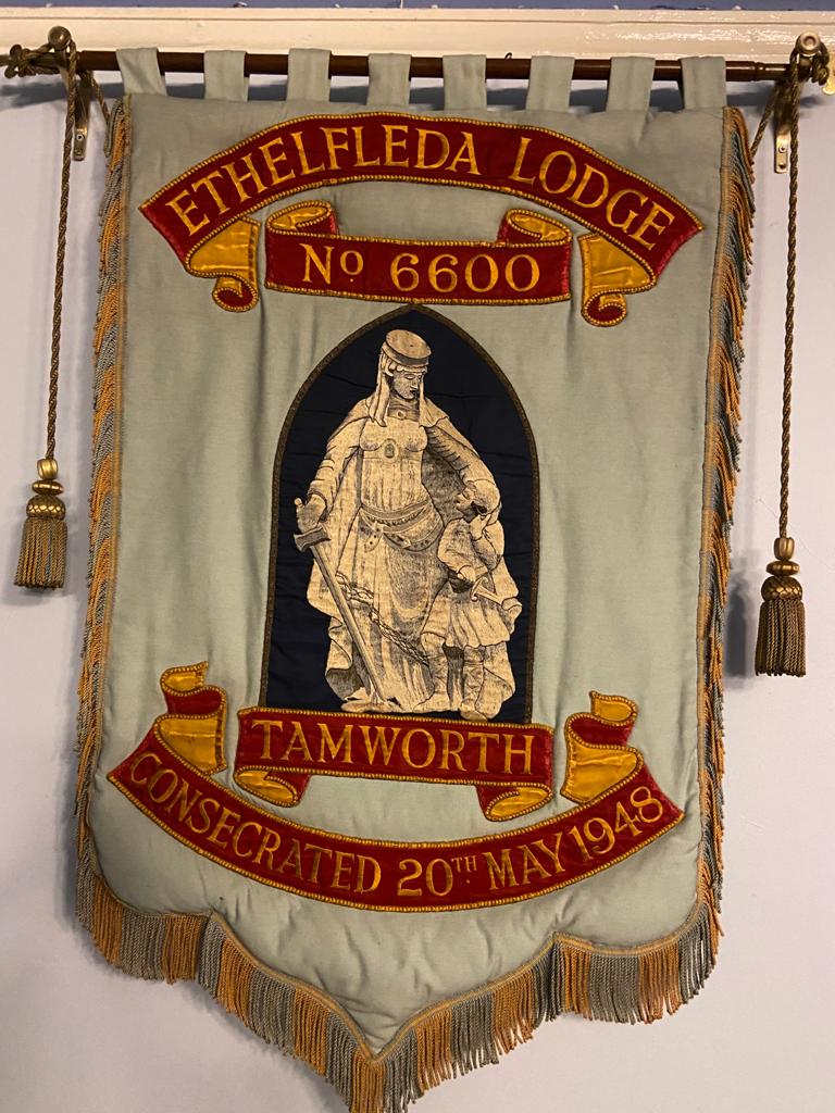 The lodge banner for Ethelfleda