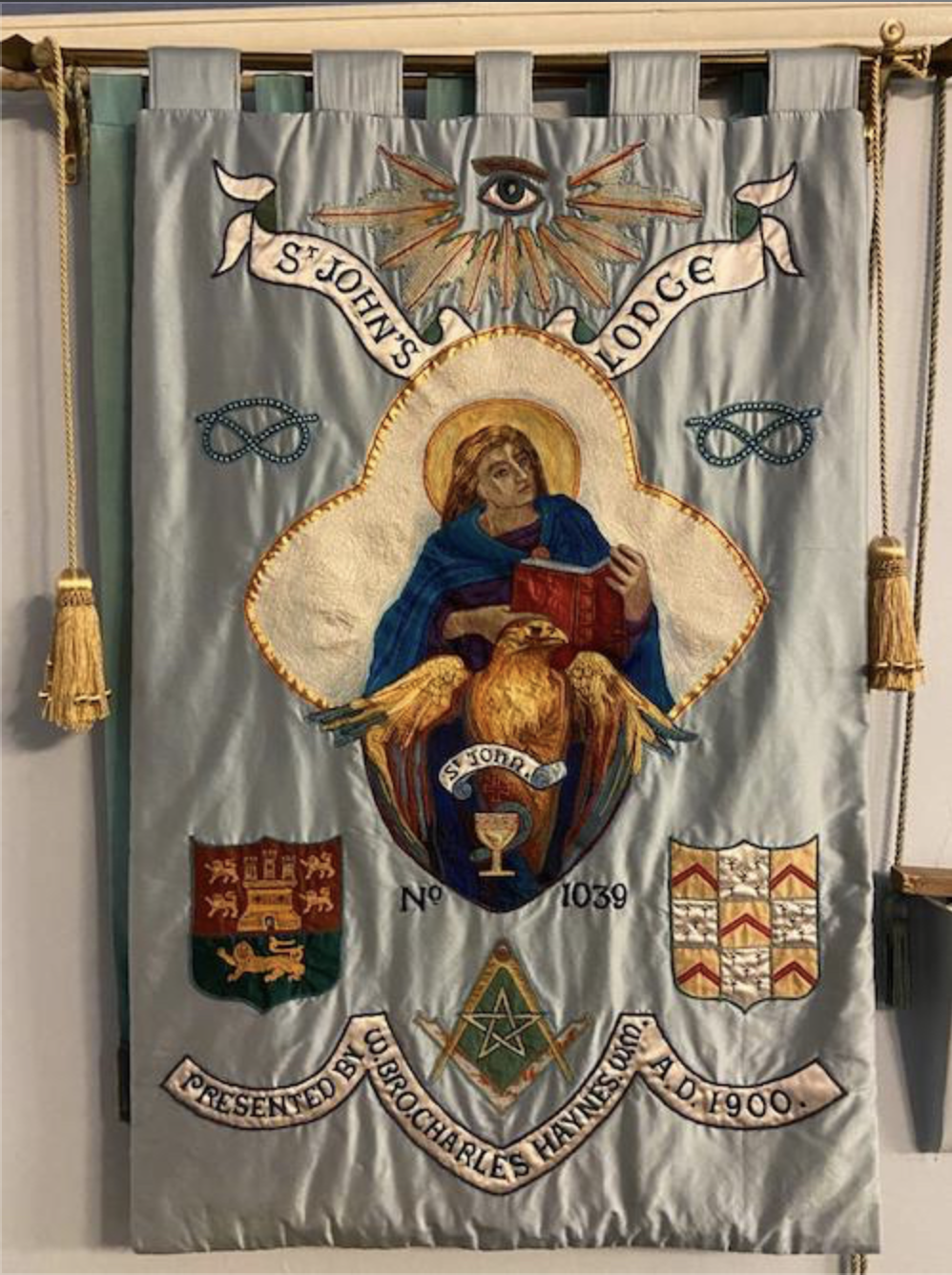The lodge banner for St Johns